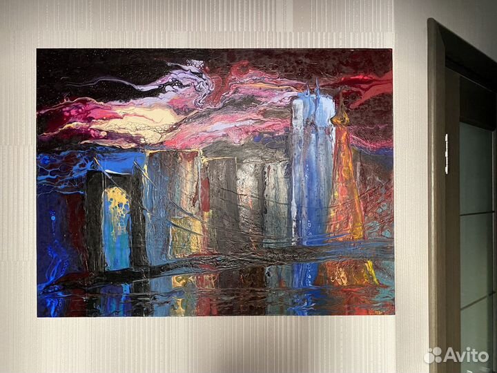 Fluid art Картина 60 80