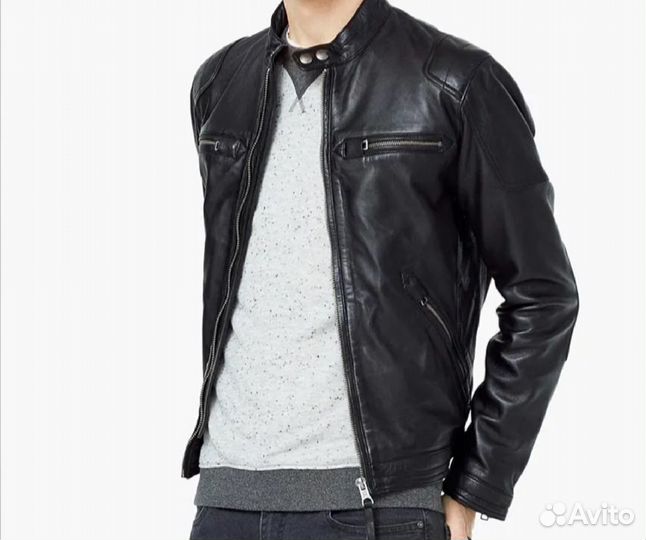 Куртка кожаная новая оригинальная Mango Man