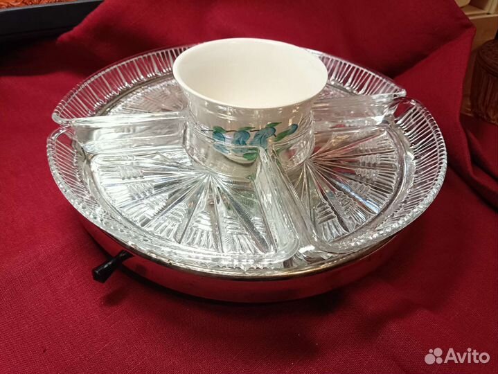 Менажница (блюдо) на подносе СССР