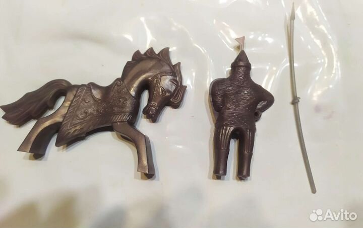 Богатырь на коне Солдатики СССР