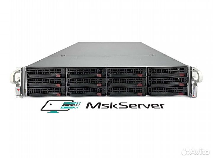 Сервер Supermicro 6028R-E1CR12T 2x E5-2630v4 16Gb