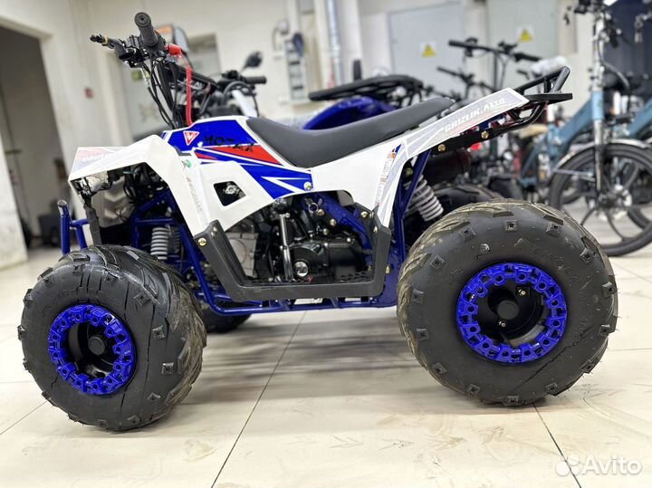 Квадроцикл 110 кубов motax grizlik A110 синий