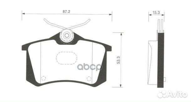 Колодки торм.зад. SP1391 Sangsin brake