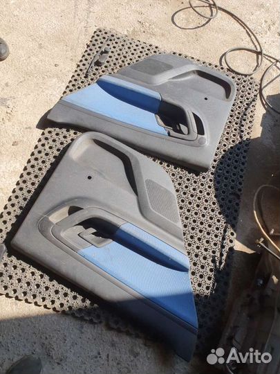 Задние обшивки на шкоду фабия 2