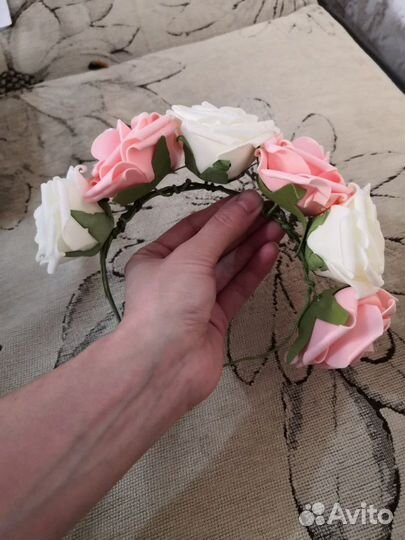 Венок ободок из Фоамирана