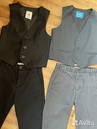 Школьный костюм для мальчика 134 Button Blue