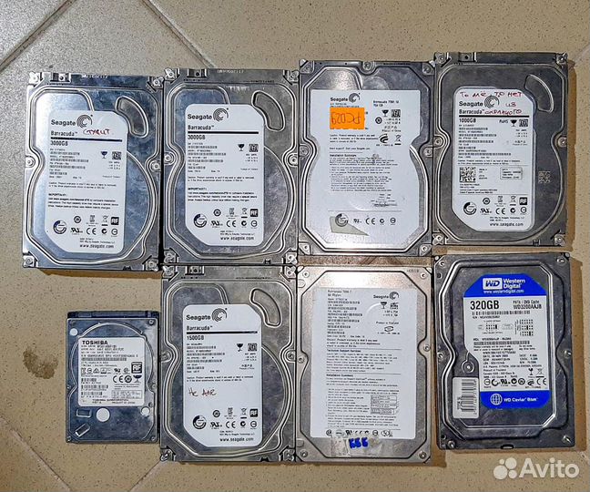 Нерабочие жесткие диски