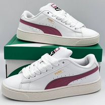 Белые женские кеды Puma Suede Xl