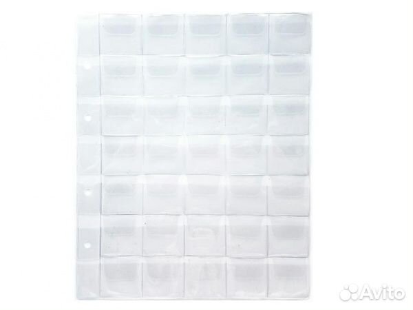 Листы для монет и бон