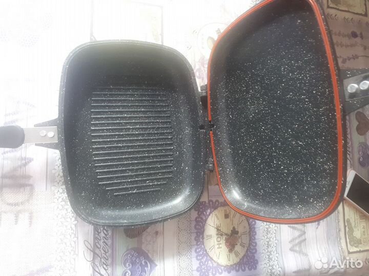 Двухсторонняя гриль сковородка