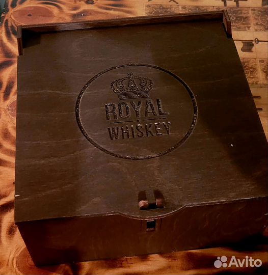 Набор для виски 2 бокала + камни стеатиты