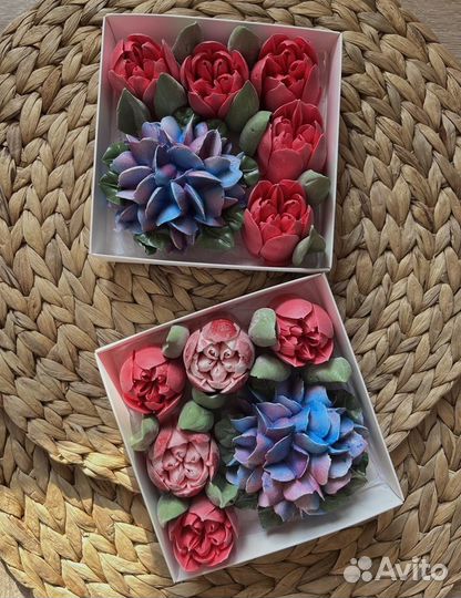 Гортензия тюльпаны зефир цветы сладкий букет