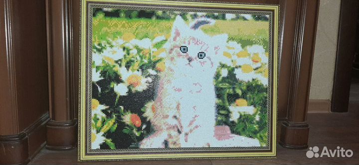 Картина в технике алмазная живопись 50х40