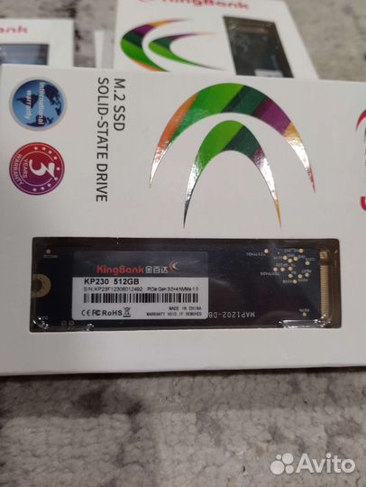 SSD M2 NVMe Pcie3x4 512 Гб новые