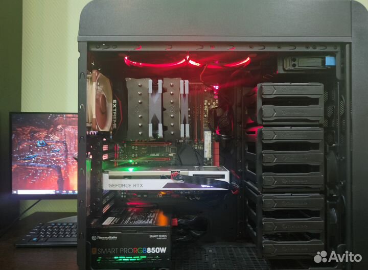 Intel E5-2699v4 3.7;RAM32гб;SSD1250гб;12гб3060 RTX