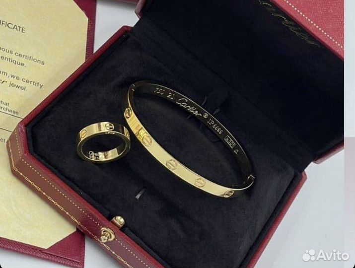 Cartier кольцо