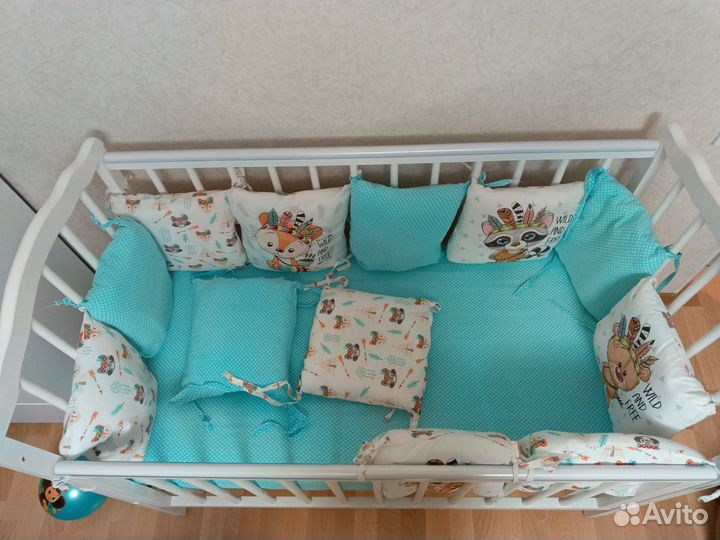 Детская кроватка маятник