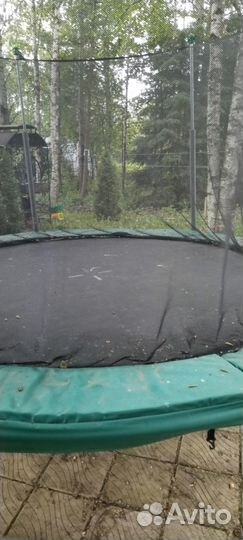 Детский батут с сеткой