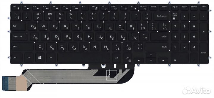 Клавиатура dell Inspiron 5565, 5565-7773 OEM