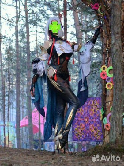 Косплей костюм Геншин импакт Шэнь Хэ