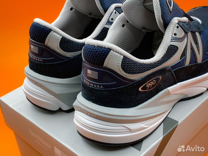 Кроссовки New Balance 990v6 Navy – Made in USA