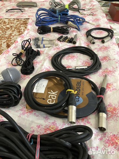 Аудио провода разные: Микрофонные, джеки
