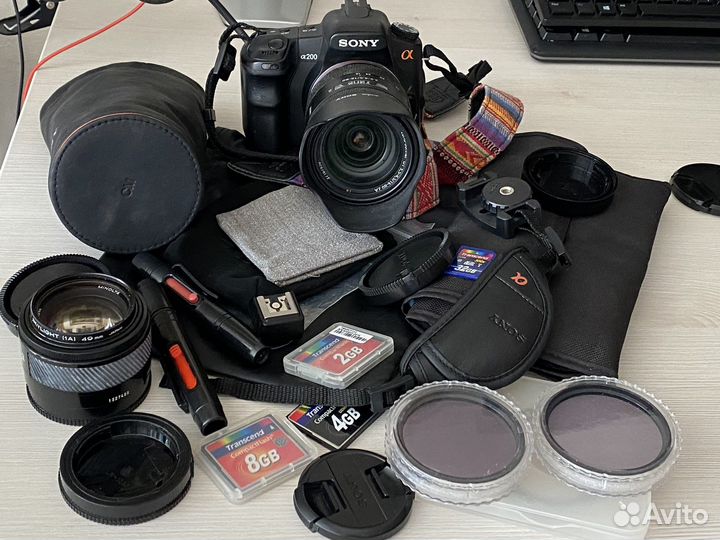 Фототехника: Sony A200 ик, CZ 16-80, M 50/1.4