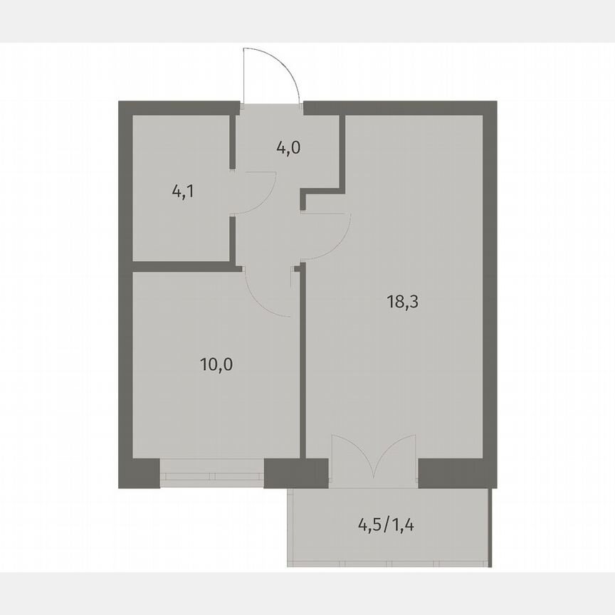 1-к. квартира, 37,8 м², 3/11 эт.