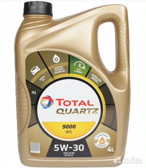 Масло Total Quartz 9000 Future nfc 5w-30 4л