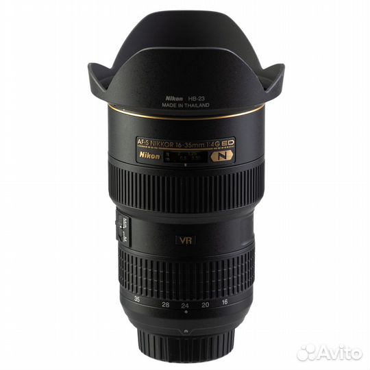 Объектив Nikon AF-S Nikkor 16-35mm F/4G ED VR