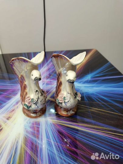 Ваза лебедь