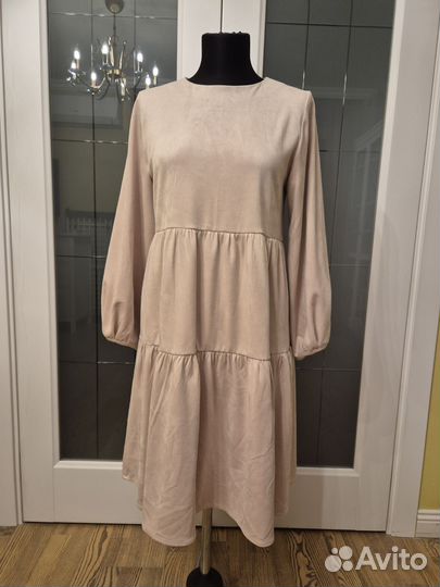 Платье искусственная замша