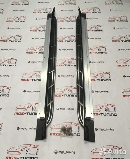 Пороги на Porsche Cayenne 2018+ года