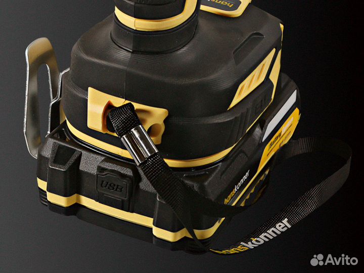 HCD2065blic Аккумуляторный шуруповерт Hanskonner