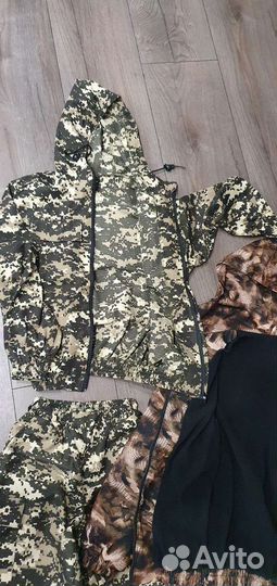 Куртка утепленная и летний костюм подростковый кмф