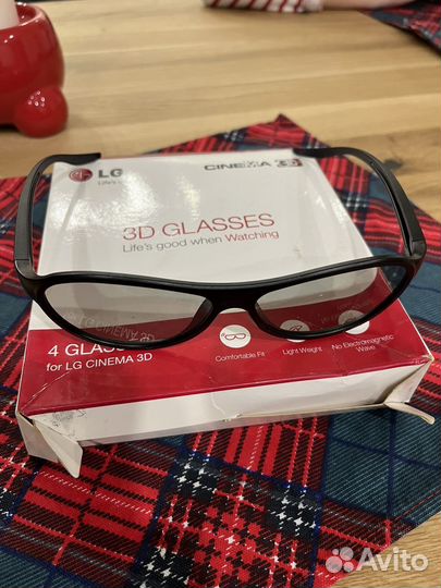 3D очки lg комплект 4шт