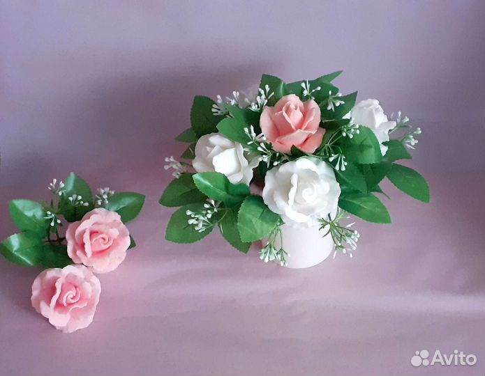 Букет из мыла ручной работы