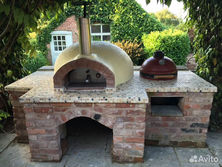 Дровяная печь для пиццы. Помпейская печь