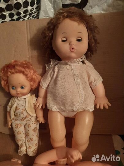 Куклы СССР. Большая Кукла Обижулька.52 см