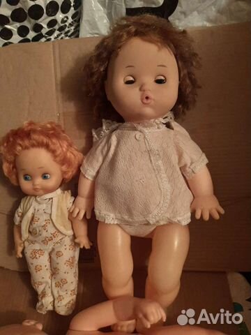 Куклы СССР. Большая Кукла Обижулька.52 см