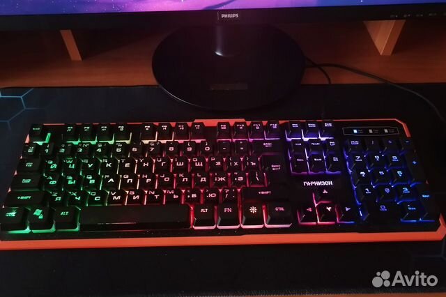 Игровая клавиатура гарнизон с подсветкой