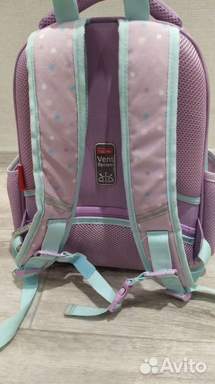 Ранец ортопедический школьный для девочки hatber