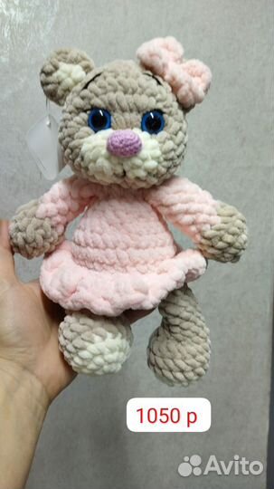Вязаные игрушки ручной работы в наличии