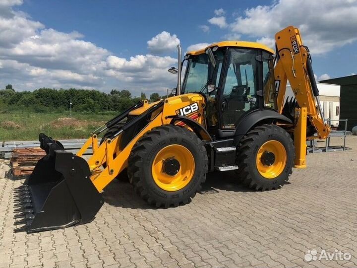 Стекло дверное левое экскаватор-погрузчик Jcb 4 CX