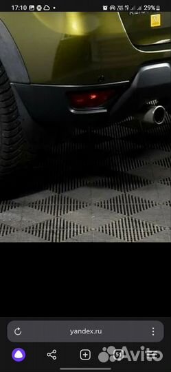 Фонарь в задний бампер duster