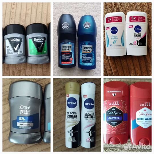 Дезодоранты мужские, женские