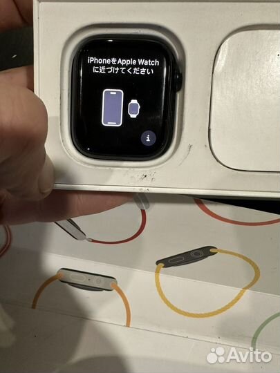 Часы apple watch 7 45 mm черные