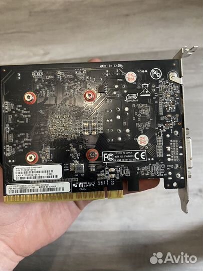 Видеокарта gtx 1650 palit