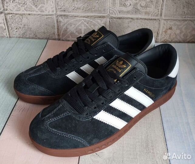 Кеды мужские замшевые adidas hamburg