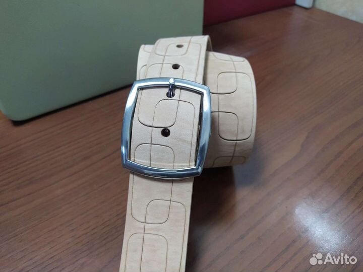 Мужской кожаный ремень. Широкий